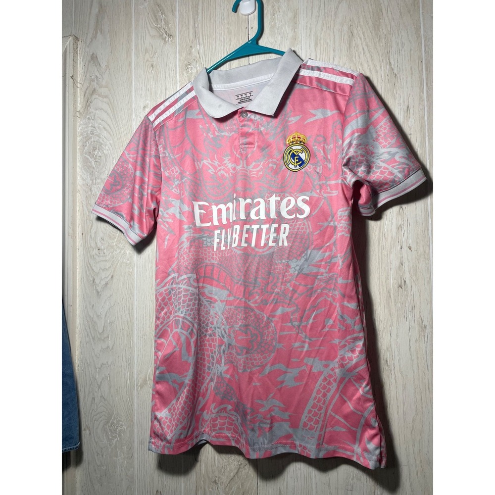 Real Madrid Dragon Pink Football jersey small / 3d logo